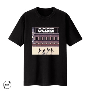 👕✨เสื้อยืดวินเทจเสื้อยืดผ้าฝ้าย 100% พิมพ์ลายกราฟิก Oasis BAND GILDAN UNISEXS-3XL