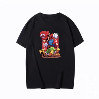 【เสื้อยืดใหม่】SUPER MARIO DESIGN T-SHIRT cotton unisex asia size