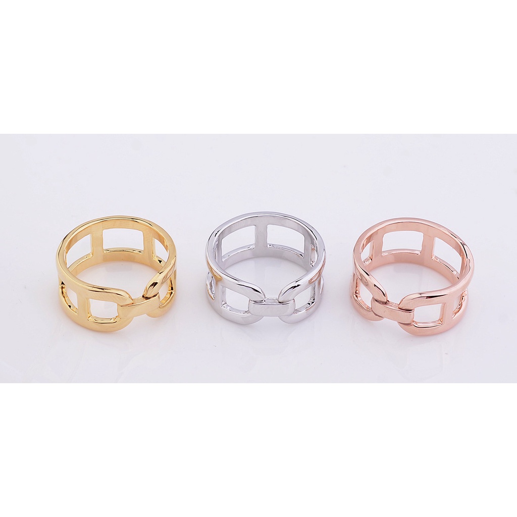 แหวนเข็มกลัด โลหะผสม เรียบง่าย อุปกรณ์เสริม สําหรับติดผ้าพันคอ ผ้าคลุมไหล่ - รูปที่ 6