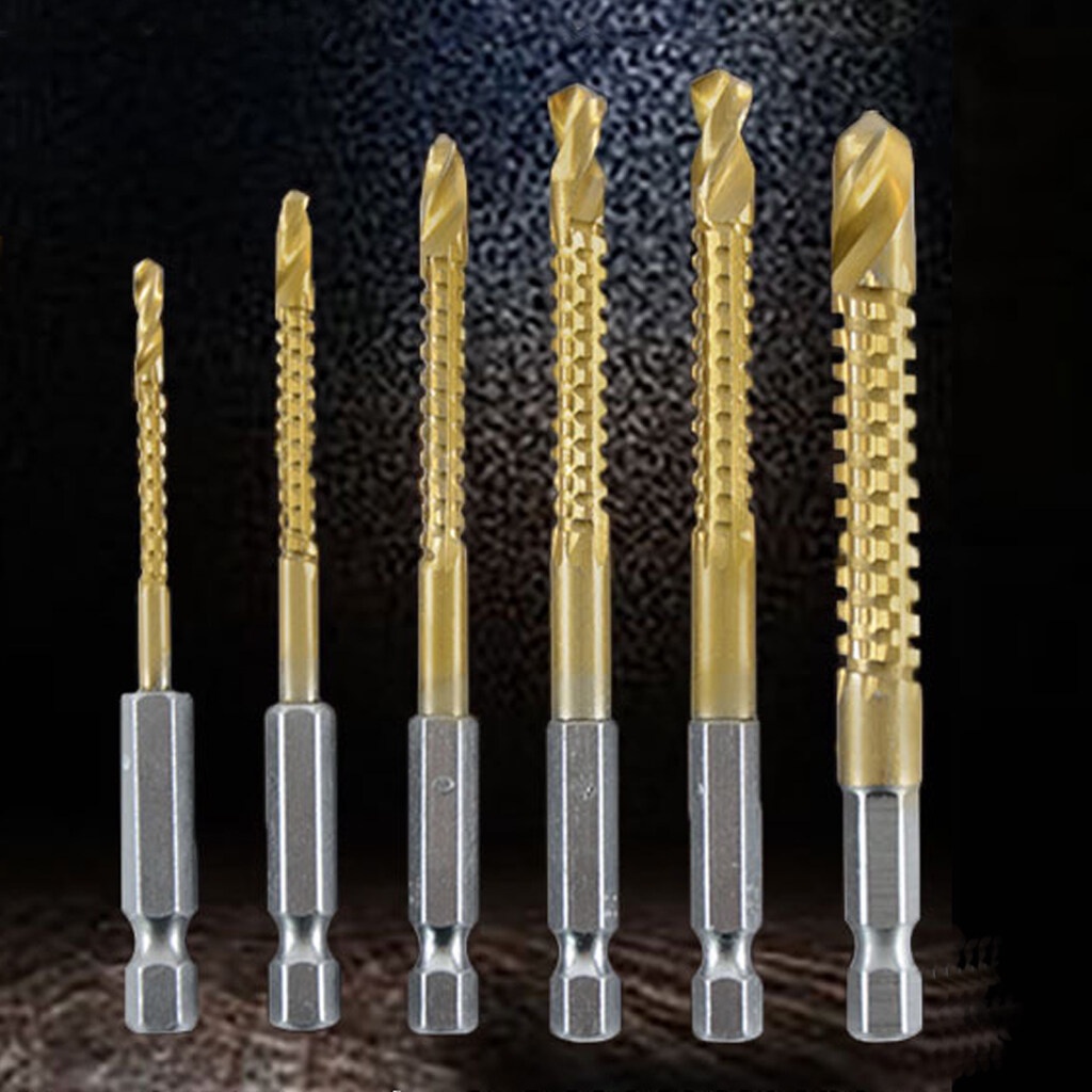 ดอกเจาะรูไม้ เหล็ก ดอกสว่านเลื่อยไม้ เจาะเลื่อย อลูมิเนียม พลาสติกโลหะบาง เคลือบไทเทเนี่ยม - รูปที่ 2