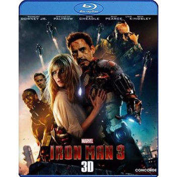 แผ่น Bluray หนังใหม่ Iron Man 3 (2013) ไอรอนแมน 3 (3D) (เสียง Eng /ไทย | ซับ Eng/ไทย) หนัง บลูเรย์