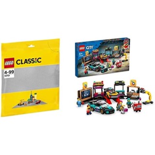 [Set Buy] Lego (Lego) City Custom Car Shop 60389 ของเล่นตัวต่อเลโก้ ยานพาหนะ ของขวัญ สําหรับเด็ก 6 ปีขึ้นไป (สีเทา) [ส่งตรงจากญี่ปุ่น]