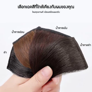 แผ่นเสริมผมหนา แฮร์พีชเสริมหนา เพิ่มวอลลุ่ม ยาว20/30/40cm ไหมทนความร้อน หนีบ/ดัดได้