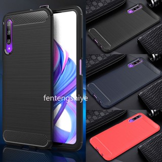 เคส TPU สําหรับ Huawei Y9s Y6s เคส TPU นิ่ม กันกระแทก คาร์บอนไฟเบอร์ พื้นผิว ดูดซับแรงกระแทก ป้องกัน เคสโทรศัพท์