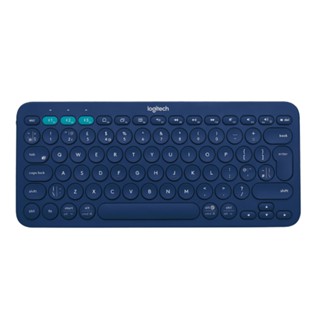 Logitech K380 Multi-Device Bluetooth Keyboard สีน้ำเงิน