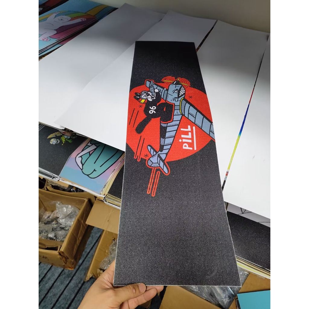 Griptape 0S780 สเก็ตบอร์ด กระดาษทราย สเก็ตบอร์ด ทนต่อการสึกหรอ หนา ป้องกันการลื่นไถล