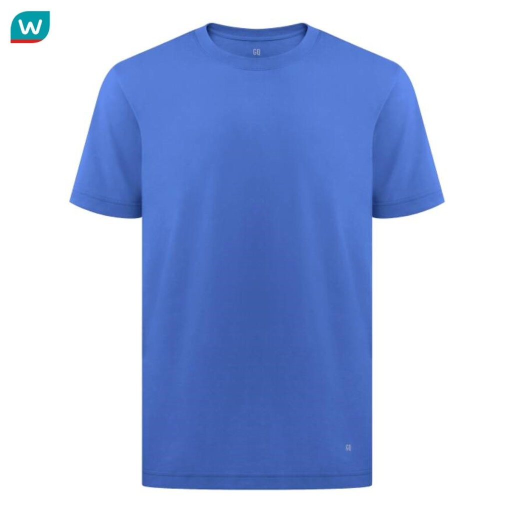 GQ จีคิว เสื้อยืด สมาร์ท สีน้ำเงิน ไซส์ XL