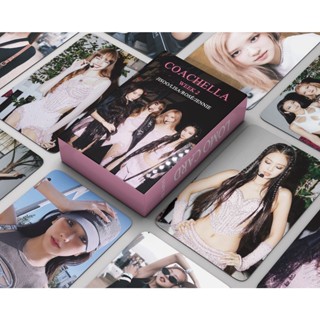 โฟโต้การ์ด Blackpink Coachellaสัปดาห์ 2 Born Pink Photocard BPTG The GAME &amp; Shut Down &amp; Pink Venom &amp; Ready for Love &amp; The Album Lomo Card 55 ชิ้น / กล่อง