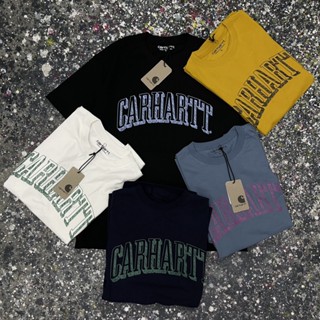 CARHARTT เสื้อยืดแขนสั้น พิมพ์ลายโลโก้ MONOGRAM TRENDY OVERLAY สําหรับรถยนต์