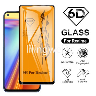 ฟิล์มกระจกนิรภัยกันรอยหน้าจอ 6D สําหรับ Realme C55 C35 C33 C31 C33 C30 C25 C25Y C25S C21 C21Y C20 C20A C17 C15 C12 C11 10 9 8 7 6 5 Pro 9i 8i 7i 6i 5i Super