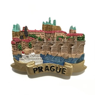 [Magnet] สติกเกอร์ ลาย Czech Prague สําหรับติดตู้เย็น