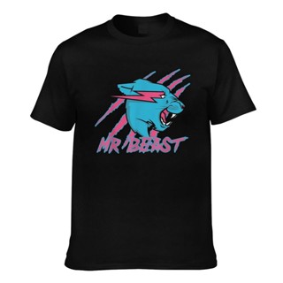 เสื้อยืด คอกลม พิมพ์ลายการ์ตูน Mr Beast Comics แฟชั่นสําหรับผู้ชาย 555414