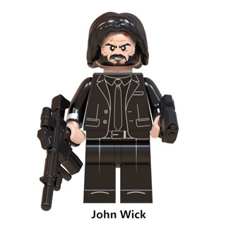 ของเล่นตัวต่อฟิกเกอร์ John Wick ขนาดเล็ก