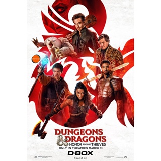 หนังแผ่น DVD ดันเจียนส์ &amp; ดรากอนส์ เกียรติยศในหมู่โจร (2023) Dungeons &amp; Dragons Honor Among Thieves (เสียง ไทย /อังกฤษ |