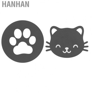 Hanhan 2Pcs Metal Coasters  Scald Cute Kitten  Palm Cup Coasters For Bars