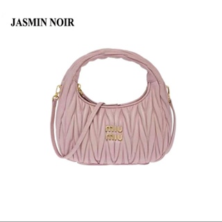 Jasmin NOIR กระเป๋าถือ กระเป๋าสะพายไหล่ หนัง PU ขนาดเล็ก แฟชั่นสําหรับสตรี