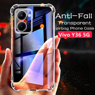 เคสโทรศัพท์มือถือ ซิลิโคน ป้องกันเลนส์กล้อง กันกระแทก สําหรับ Vivo Y36 Y02A Y02s Y16 Y22s Y35 Y56 Y78+ Y 36 Y 02s Y 02T Y 16 Y 22s Y 35 Y 56 Y 78 4G 5G 2023 ผ้าคลุม