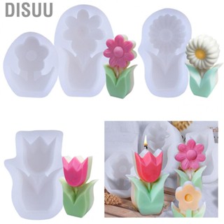 Disuu Handmade 3D Silicone Flower Mold Environmentally Friendly Flower Shaped Silicone Mold for DIY Crafts