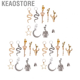 Keaostore Hair Braid Decorations  Decorative Hair Cuffs Adornment  for Parties