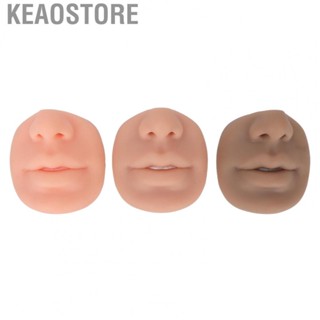 Keaostore Silicone Human Nose Model  3 Colors Nose Flexible Model Flexible Soft  for Nose Ring