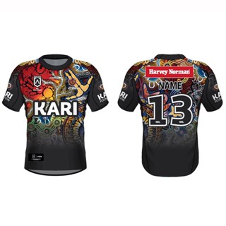 เสื้อยืด ลาย Chernee Sutton 2023 NRL All Stars - Bundaberg ขนาด 100 ซม.-160 ซม. สําหรับเด็ก และผู้ใหญ่ XS-3XL