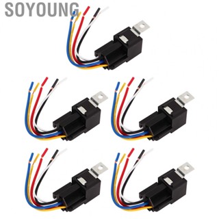 Soyoung Automotive Relay  12V 40A 5 Pin Truck Relay Small Size  for Boat