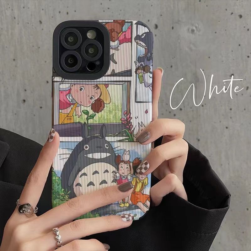 เคสโทรศัพท์มือถือ กันกระแทก ลายการ์ตูนโตโรโร่ สําหรับ IPhone11 12 Pro Max X XR XS Max SE Apple 7 Plus 8 Plus IPhone 13 Pro Max IPhone 14 Pro Max