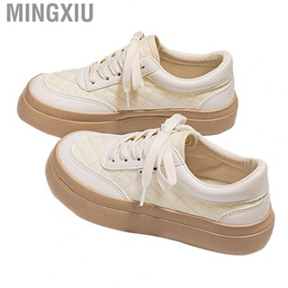 Mingxiu Skate Shoes  Non Slip Comfortable Women Canvas Shoes Breathable  for Vacation