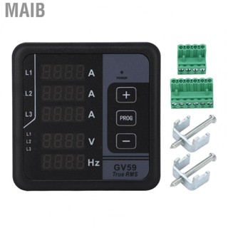 Maib Generator Voltmeter 165-265V Current Frequency Meter Tester  for 3 Phase Generator Engine Part Accessories