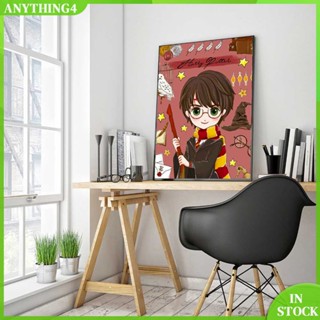 ✥Anything4✥【พร้อมส่ง】ภาพวาดปักเพชร ทรงกลม ลายแฮร์รี่พอตเตอร์ 5D DIY สําหรับตกแต่งบ้าน