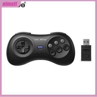 Ni 8bitdo M30 เกมแพดไร้สาย 2.4g สําหรับ Sega Genesis Mini Mega Drive Mini Sega Genesis