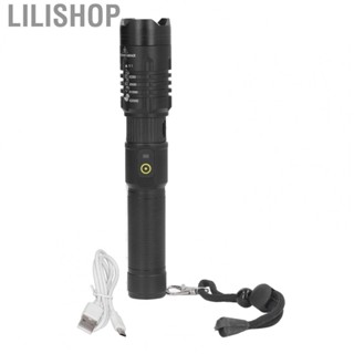 Lilishop Outdoor Flashlight  Rechargeable Flashlight P50 Lamp Beads  for Camping