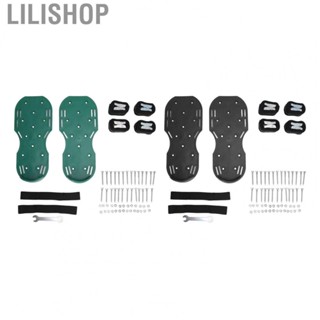 Lilishop Grass Shoes  Grass Loosening Tools Good Toughness High Strength M6 Nut Lawn Aerator Shoe  for Courtyards