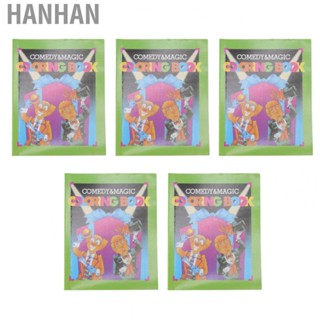 Hanhan 5pcs Comedy Fun Coloring  Trick Green Cover Conjuring Coloring  Prop Hot