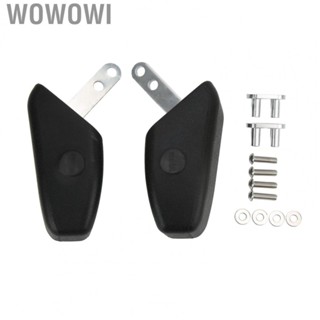 Wowowi Tailbox Handrail  Rubber Rear Passenger Armrests 2 Pieces Black Comfortable Soft  for Motorcycle