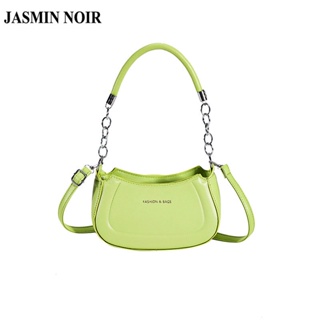 Jasmin NOIR กระเป๋าสะพายไหล่ กระเป๋าถือ หนัง PU ขนาดเล็ก สําหรับสตรี