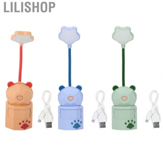 Lilishop Cartoon Desk Lamp Eye Protection Reading Night Light USB Table Lamp