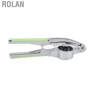 Rolan Garlic Mincer Tool  Multifunction Easy To Use Ergonomic Garlic Press 2 in 1  for Home