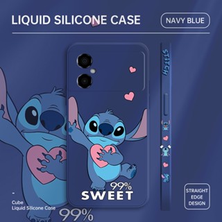 เคสโทรศัพท์มือถือ ซิลิโคนนิ่ม กันรอยกล้อง ลายการ์ตูน Stitch น่ารัก สําหรับ Xiaomi 13 Pro Poco M3 Pro F3 GT M4 F5 Pro Redmi A1 A2