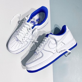 ใหม่ Air Force 1 Double Swoosh Check รองเท้าผ้าใบลําลอง เหมาะกับการวิ่ง JVCN