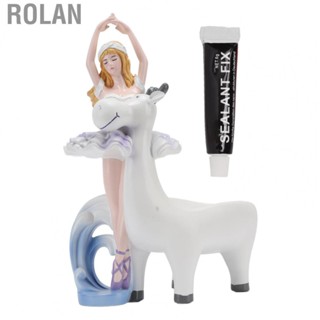 Rolan Table Decoration  Ballet Girl Designed Handmade Resin Table Storage Ornament Assembled Required  for Home