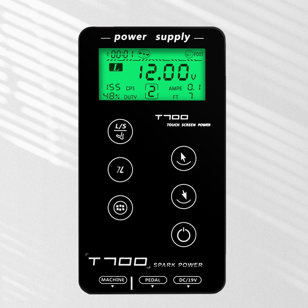 พาวเวอร์ซัพพลายสัก T700 พร้อมจอแสดงผลดิจิทัล Led สําหรับเครื่อง PMU และ SMP