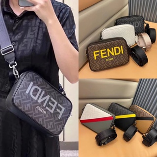 [คุณภาพสูง] Fend * i กระเป๋าคาดอก กระเป๋าสะพายไหล่ ใส่กล้องได้ สําหรับผู้ชาย และผู้หญิง