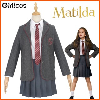 ชุดเครื่องแต่งกายคอสเพลย์ ภาพยนตร์ Roald Dahls Matilda the Musical สําหรับผู้หญิง