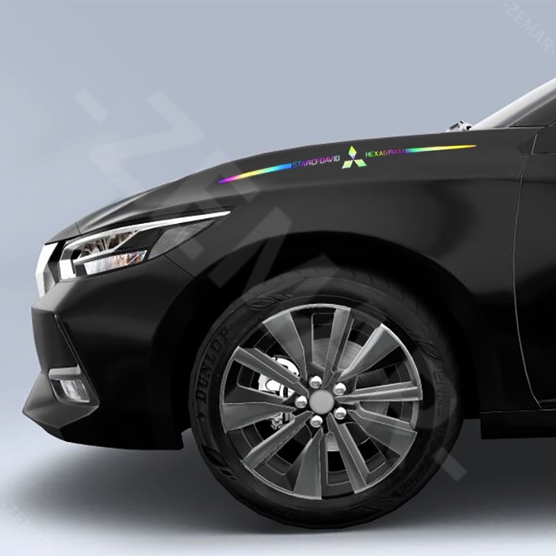 MITSUBISHI สติกเกอร์โลโก้มิตซูบิชิ สะท้อนแสง สีสันสดใส อุปกรณ์เสริม สําหรับ Xpander Cross Triton Grandis Attrage Mirage Outlander Pajero Sport ASX จํานวน 1 ชิ้น ราคา ถูกที่สุด ดีลบีเคเค แกลเลอรีภาพที่ 3