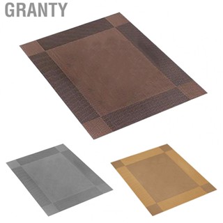 Granty 45x30cm Placemat Nonslip Heat Insulation Washable Quick Dry Mat for Kitchen Dining Table