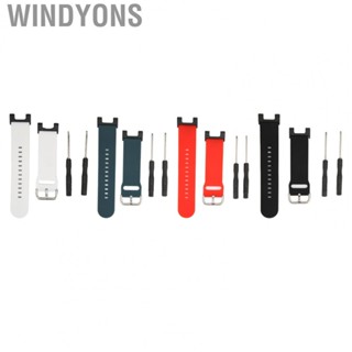 Windyons Watch Strap  Silicone  Band Single Color with Screwdrivers for Aamazfit T‑Rex