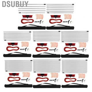 Dsubuy Solar Panel Cleaning Brush  Adjustable Window Pole Titanium Alloy for Roofs