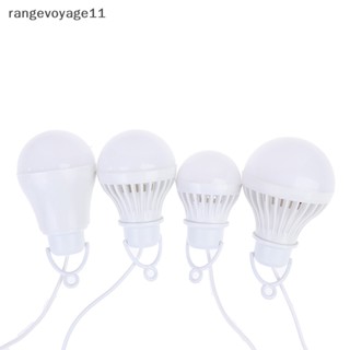 [Rangevoyage] หลอดไฟ LED 5V 3W-12W USB แบบพกพา สําหรับตั้งแคมป์ เดินป่า เต็นท์ ท่องเที่ยว ทํางาน