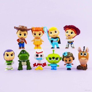 Ns3 โมเดลฟิกเกอร์ Toy Story Woody Buzzy Lighter Jessie Alien Rex Forky ของเล่นสําหรับเด็ก 10 ชิ้น